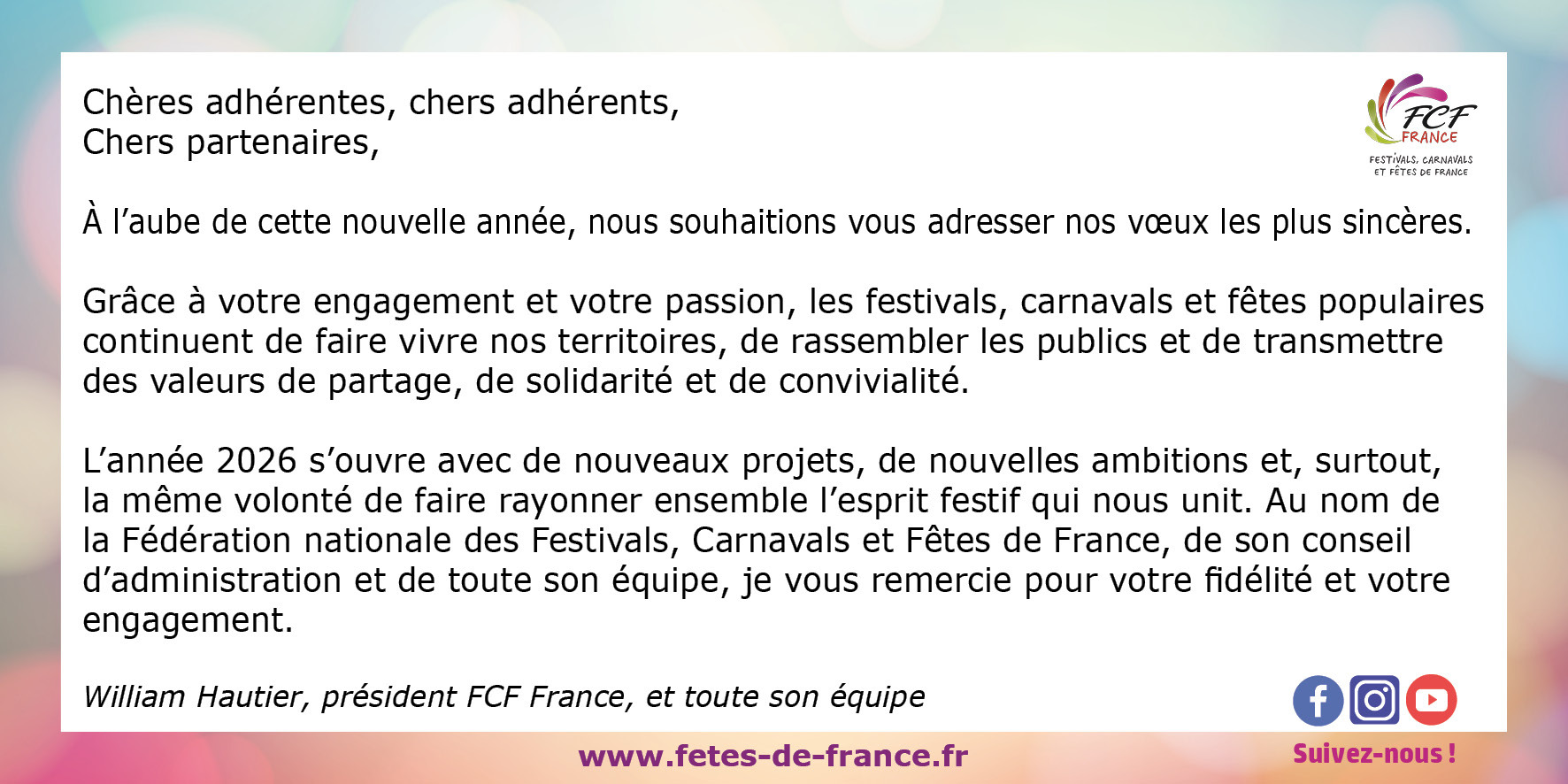 carte voeux 2026 FCf verso